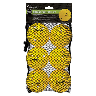 Champion Sports Injection Molded Outdoor Pickleball Set