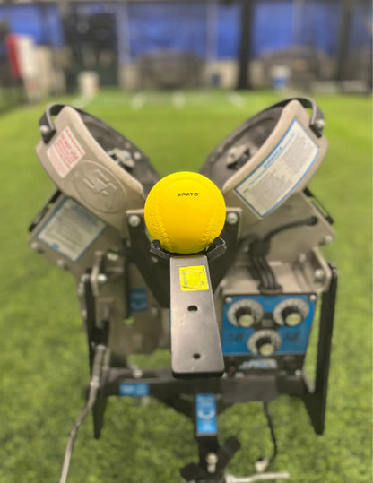 Pitching Machine Softballs -firm foam - 12"