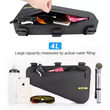 Rhinowalk Frame Bag Waterproof Triangle Bag Bicycle Front Tube Bag X20654 4L