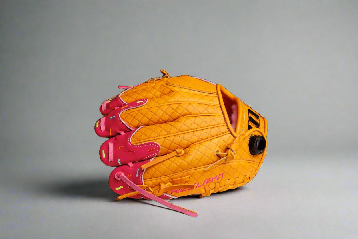 Youth Baseball Glove - Ice Cream glove (Strawberry & Sprinkles)