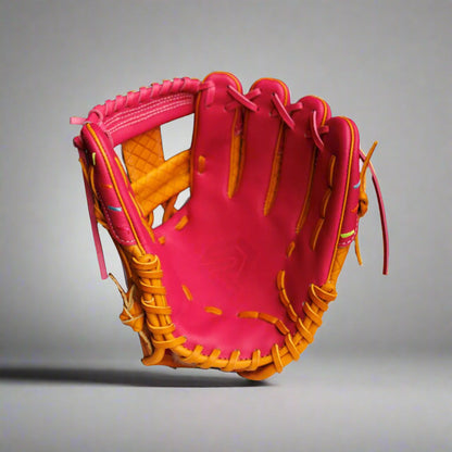 Youth Baseball Glove - Ice Cream glove (Strawberry & Sprinkles)